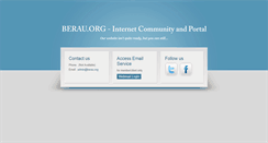 Desktop Screenshot of berau.org